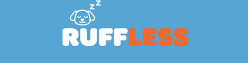 Ruffless Logo Variation 1 - Blue Background